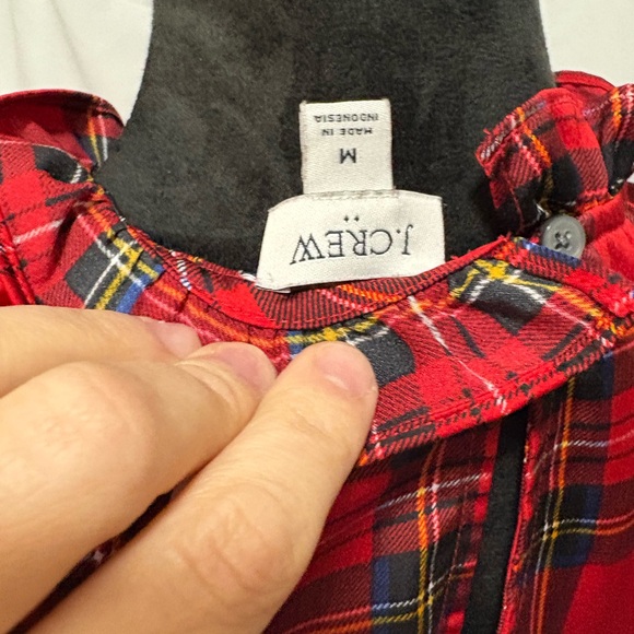 2 Brand New SL plaid tartan dress tops from J.Crew - Picture 5 of 7
